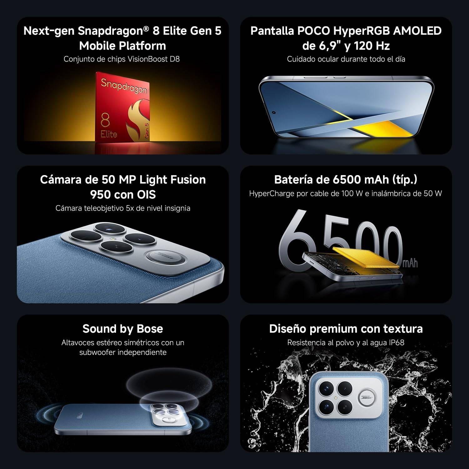 Smartphone XIAOMI POCO F8 Ultra 5G (16GB/512GB - 6,9" - Preto), miniatura 4
