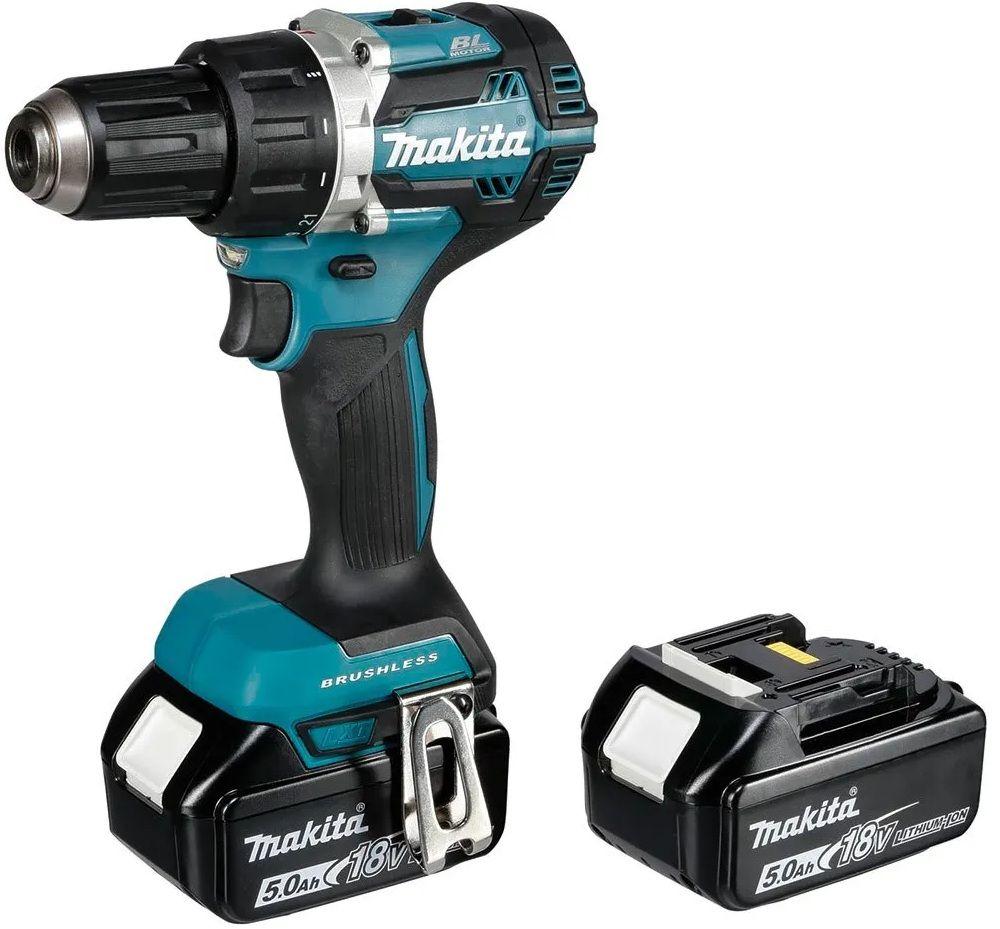 Berbequim Aparafusador a Bateria MAKITA DDF484RTJ (Preto e Azul), miniatura 2