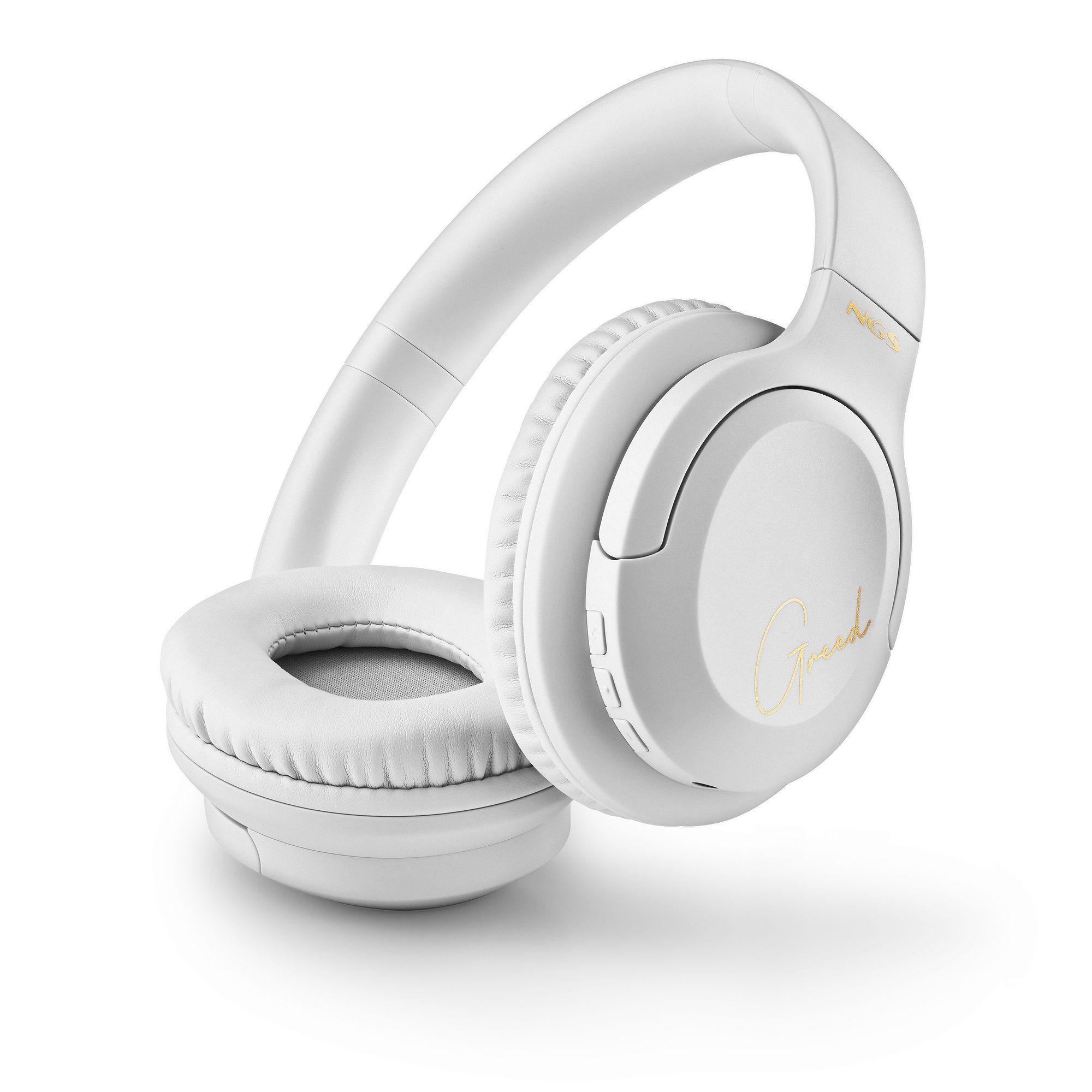 Auscultadores NGS Artica Greed (Binaural - Com fios e sem fios - Circum-aural - Branco), miniatura 5