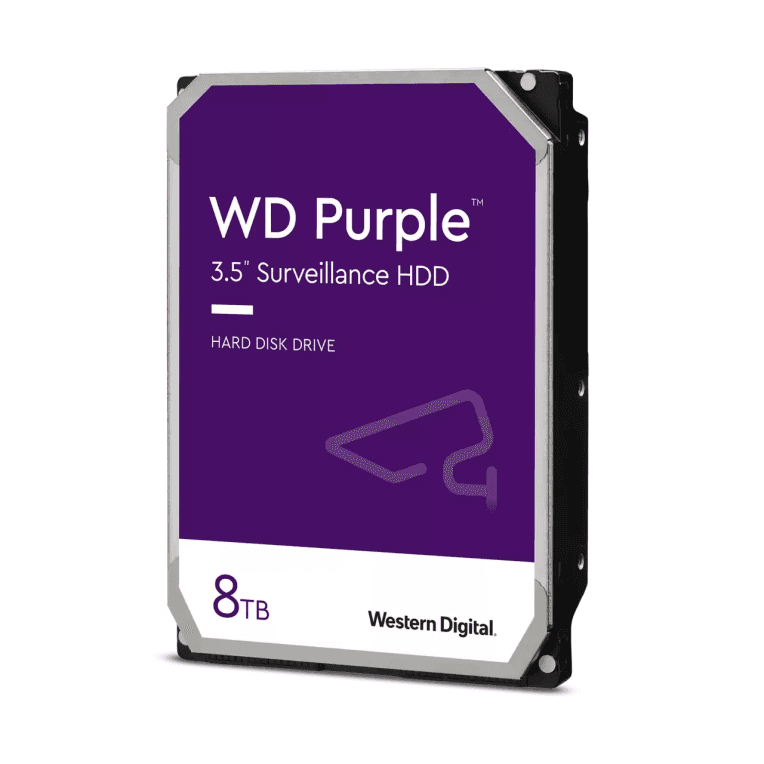 Disco Rígido HDD WESTERN DIGITAL WD Purple WD85PURZ (8TB - 3,5" - SATA III)