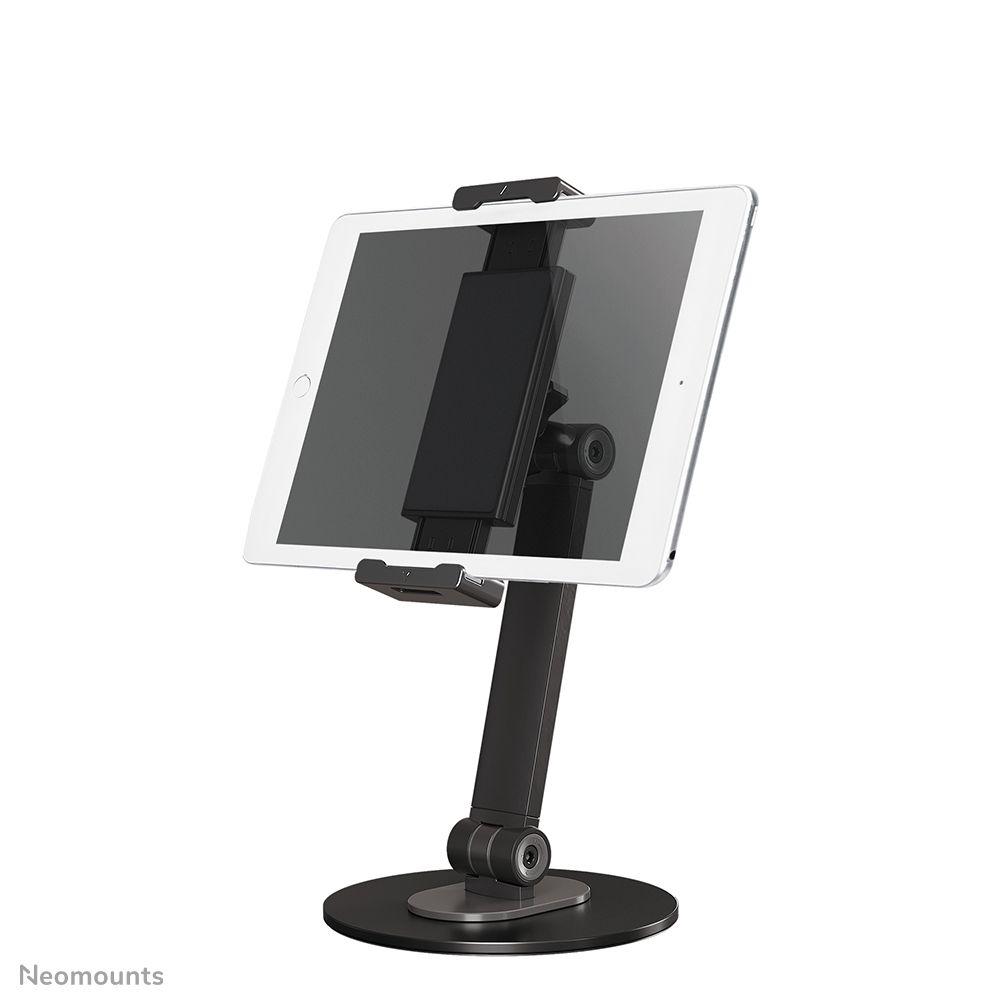 Suporte de Mesa para Tablet NEOMOUNTS DS15-540BL1 (4,7"–12,9" - Rotação 360° - Preto)