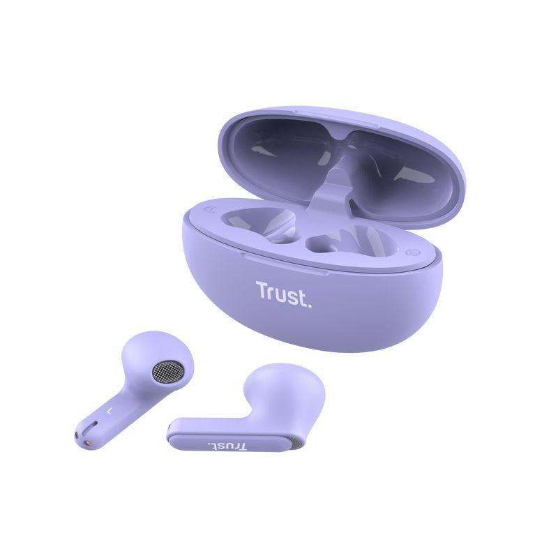 Auscultadores TRUST Yavi ENC (Binaural - True Wireless Stereo - Intra-auricular - Roxo), miniatura 4