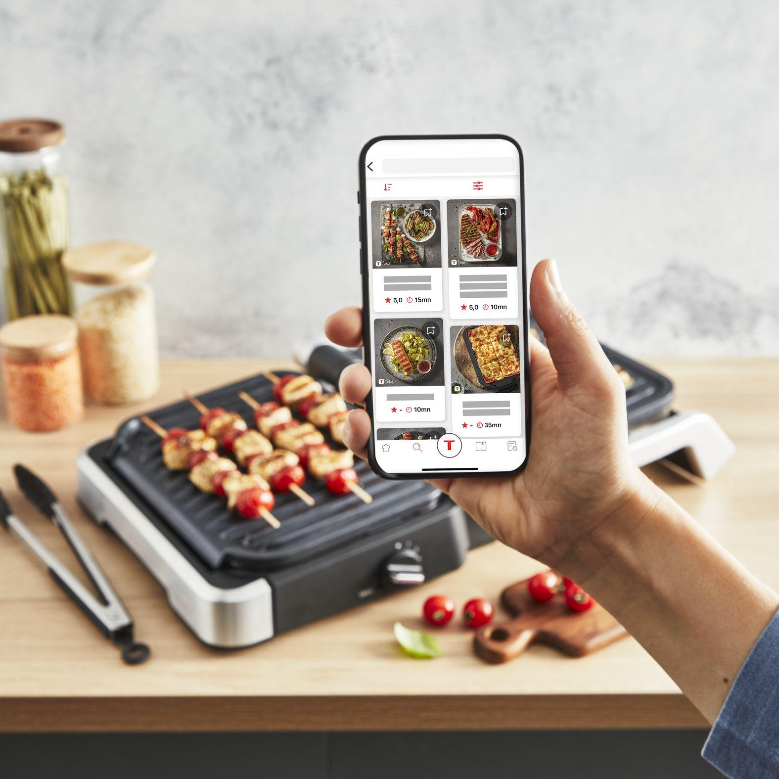 Grelhador de Contacto TEFAL OptiGrill 2in1 GC773D10 (Altura 18,9 cm - Aço inoxidável), miniatura 6