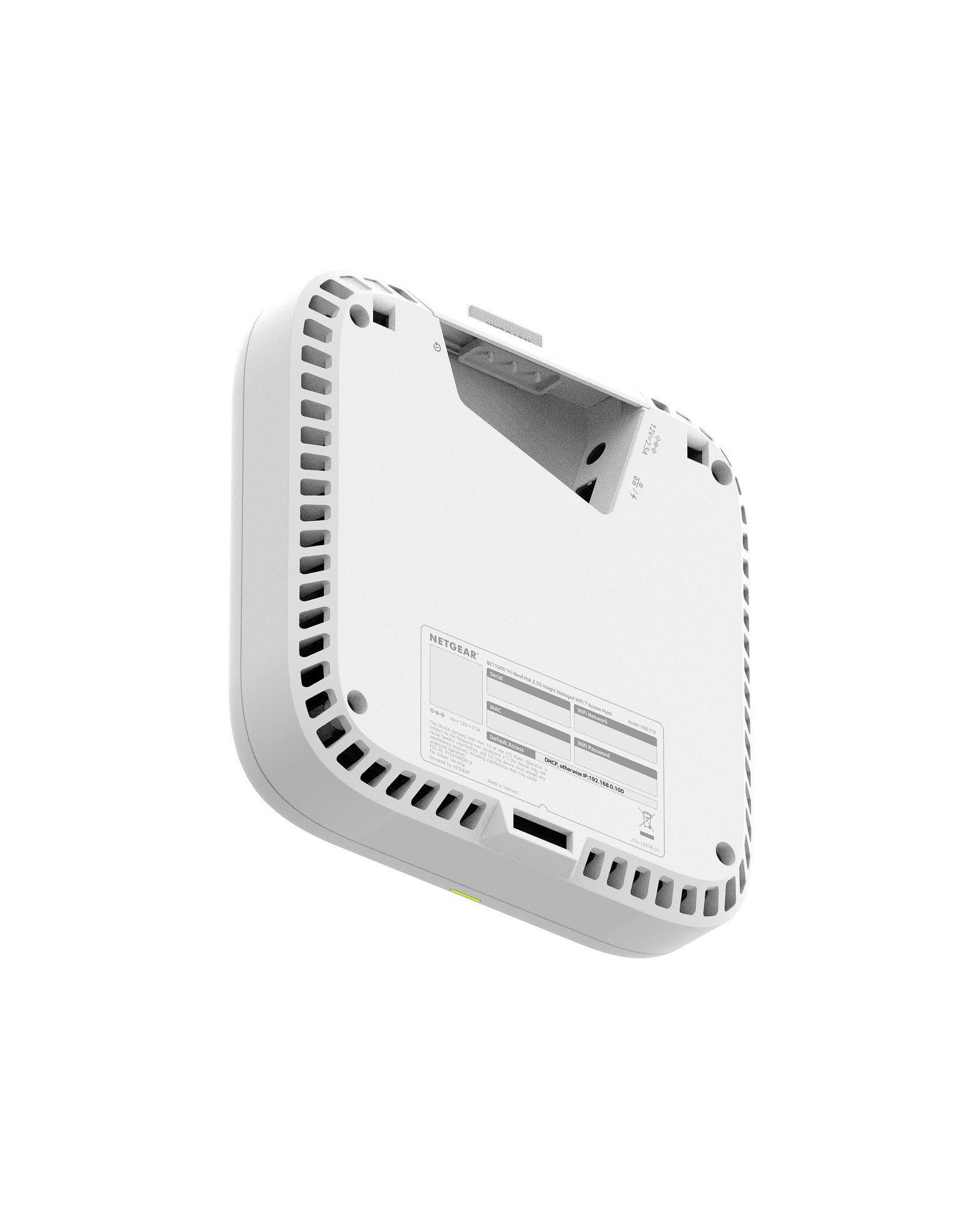 Ponto de Acesso NETGEAR WBE718-111EUS (9400 Mbit/s - 2,4 GHz, 5 GHz e 6 GHz - 10/100/1000/2500Base-T - Branco) — miniatura 13