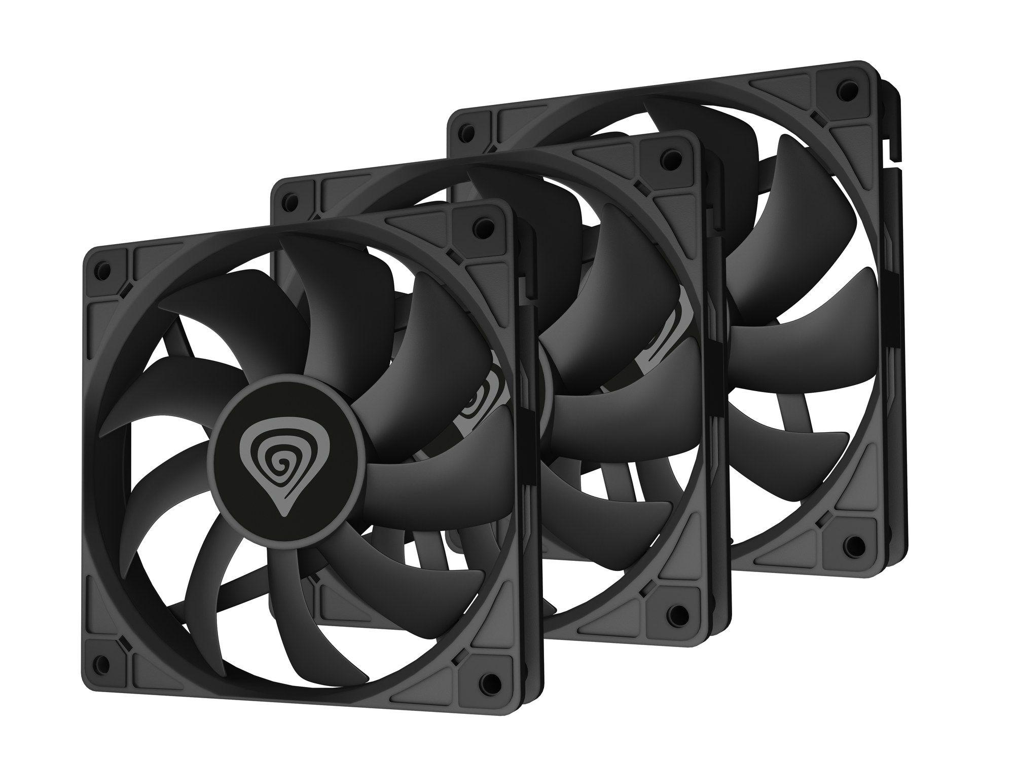 Ventoinha para Caixa de PC GENESIS Oxal 120 (Plástico - 1,8 W - Preto) — miniatura 2