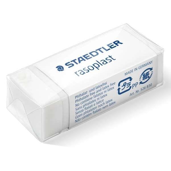 Borracha de Apagar STAEDTLER Rasoplast 526 B30 (Sem látex e ftalatos - Branco)