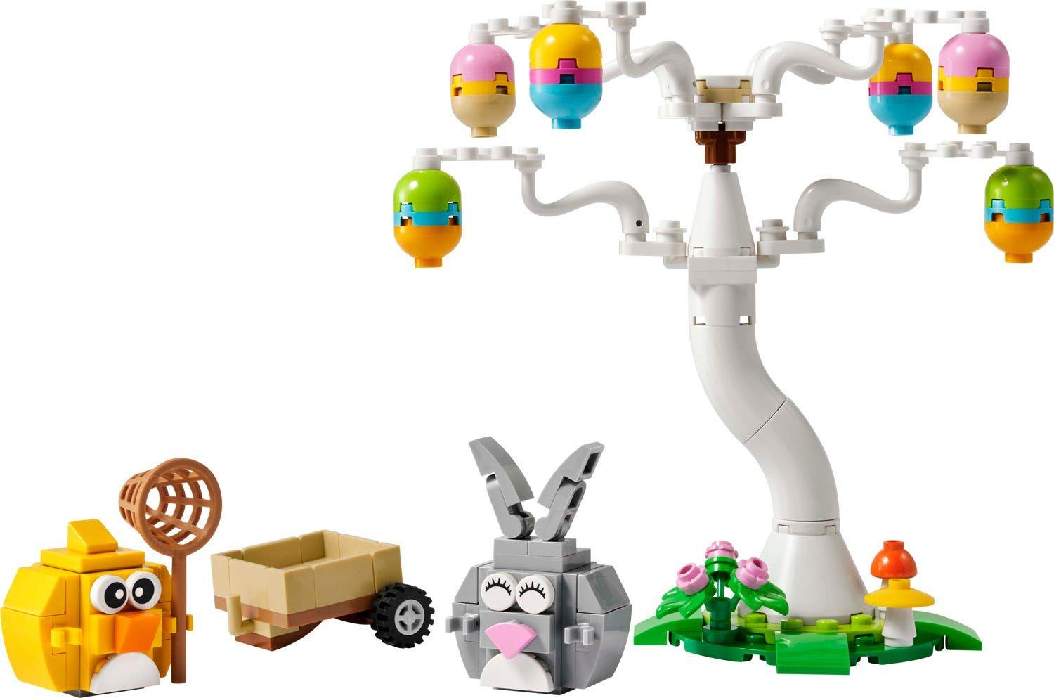 LEGO 40808 Seasonal Caça aos Ovos do Coelhinho da Páscoa e Pintainho (8+ anos - 140 peças)