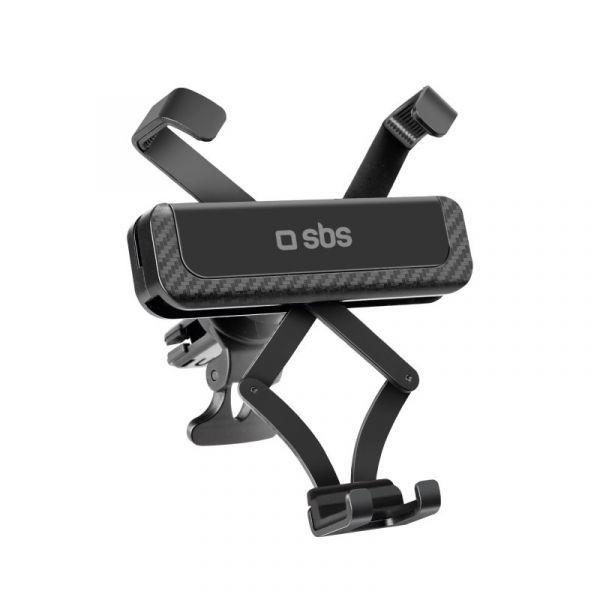 Suporte de Telemóvel para Grelha de Ventilação SBS TESUPGRAVSTD (Até 6,5'' - Rotação 360° - Preto), miniatura 2