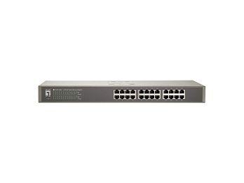 Switch de Rede Não Gerido LEVELONE FSW-2450 (Fast Ethernet - 0,16 MB - 4,8 Gbit/s - Preto) — miniatura 2