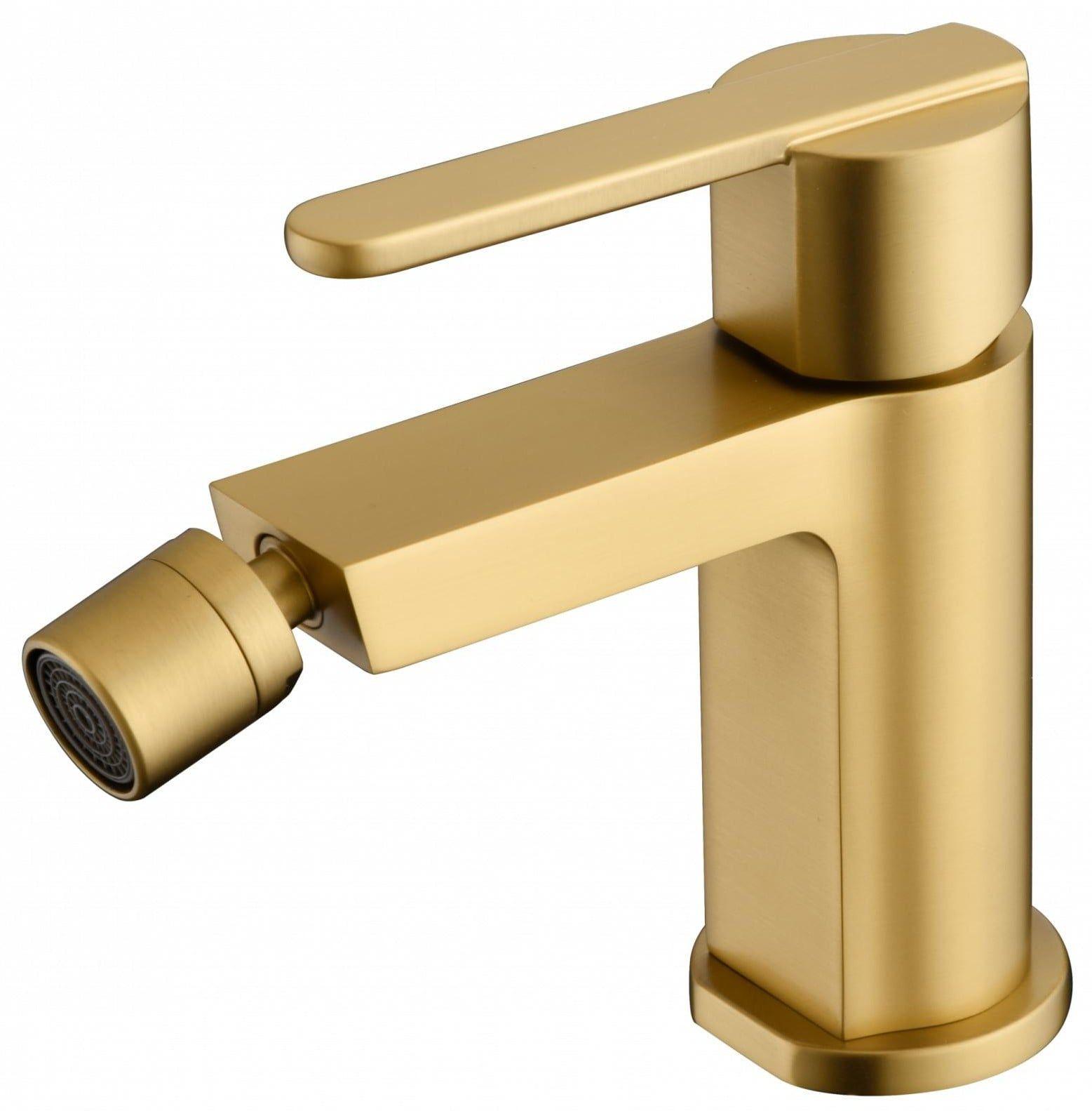 Torneira de Bidé IMEX Roma BDR001-2OC (Latão - Ouro Escovado)