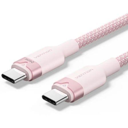 Cabo USB-C VENTION TRIPF (1 m - USB C - Rosa)