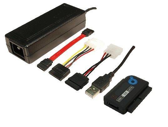 Adaptador LOGILINK AU0006C (1,2 m - USB Type-A - IDE/ATA, SATA - Preto), miniatura 2
