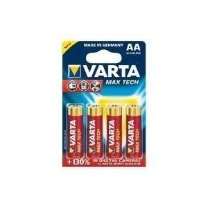 Pilhas Alcalinas VARTA Max Tech AA (Vermelho)