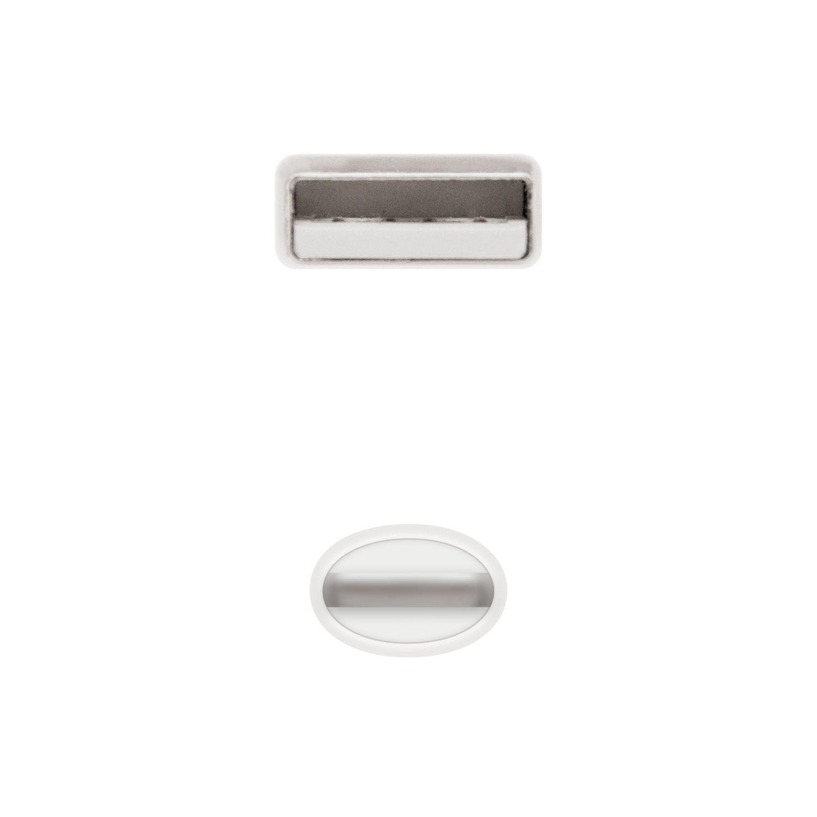 Cabo Lightning NANOCABLE 10.10.0401 (1 m - USB A - Branco) — miniatura 3