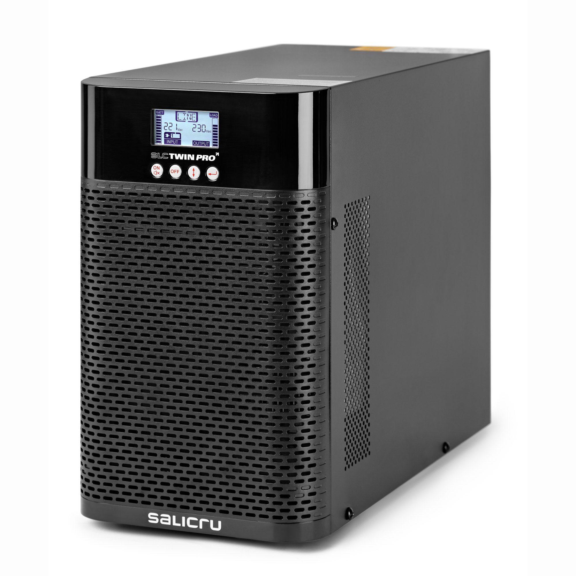 SAI Online SALICRU SLC 1500 Twin Pro2 (1 USB 2.0 - Tipo F - Preto)
