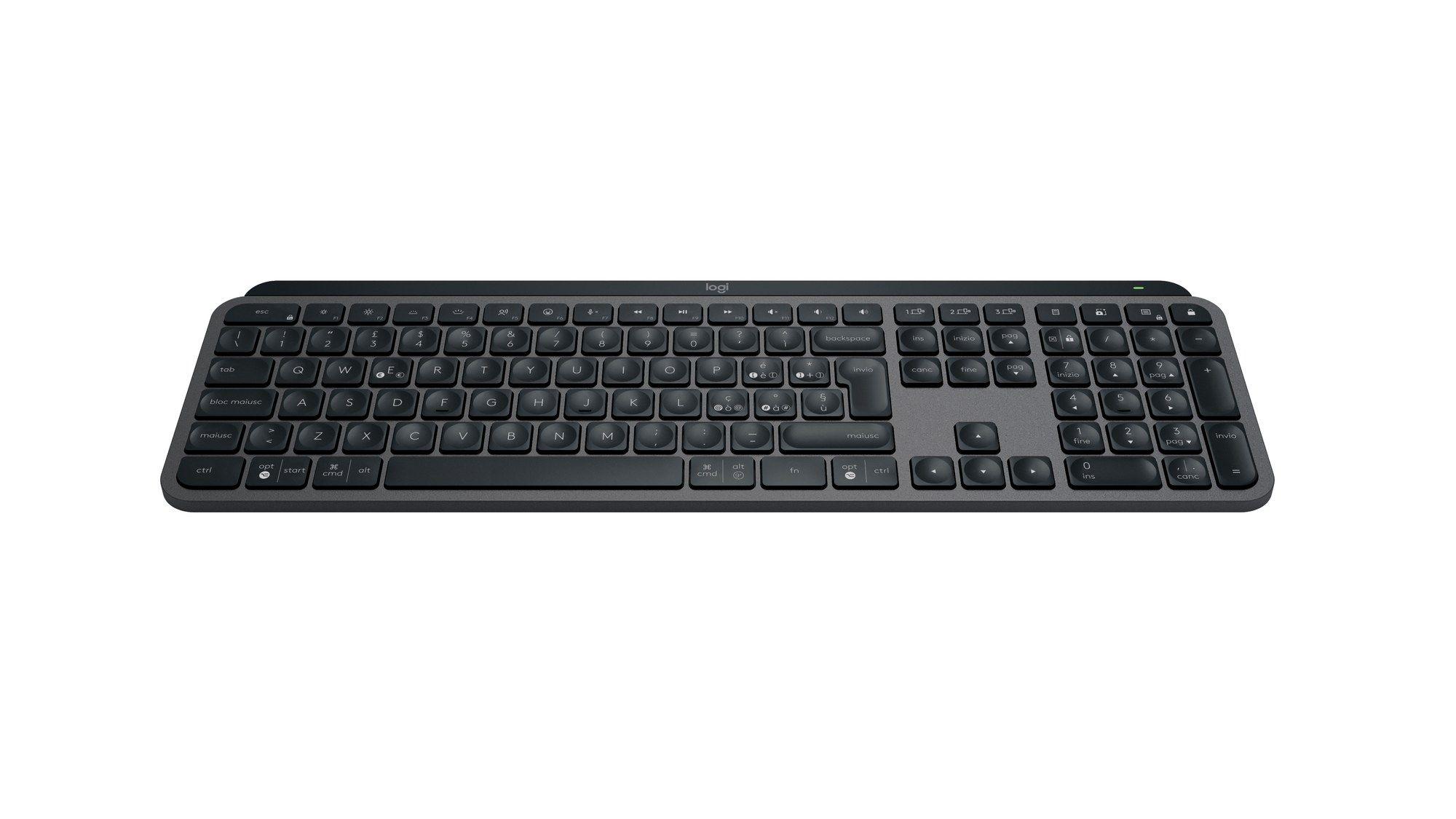 Teclado LOGITECH MX Keys S (Italiano - Teclas tesoura - Tamanho completo - Grafite), miniatura 7