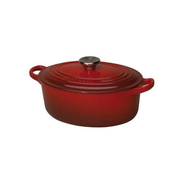 Caçarola Oval LE CREUSET 35 cm (Ferro fundido - 35 cm - Vermelho Cereja)
