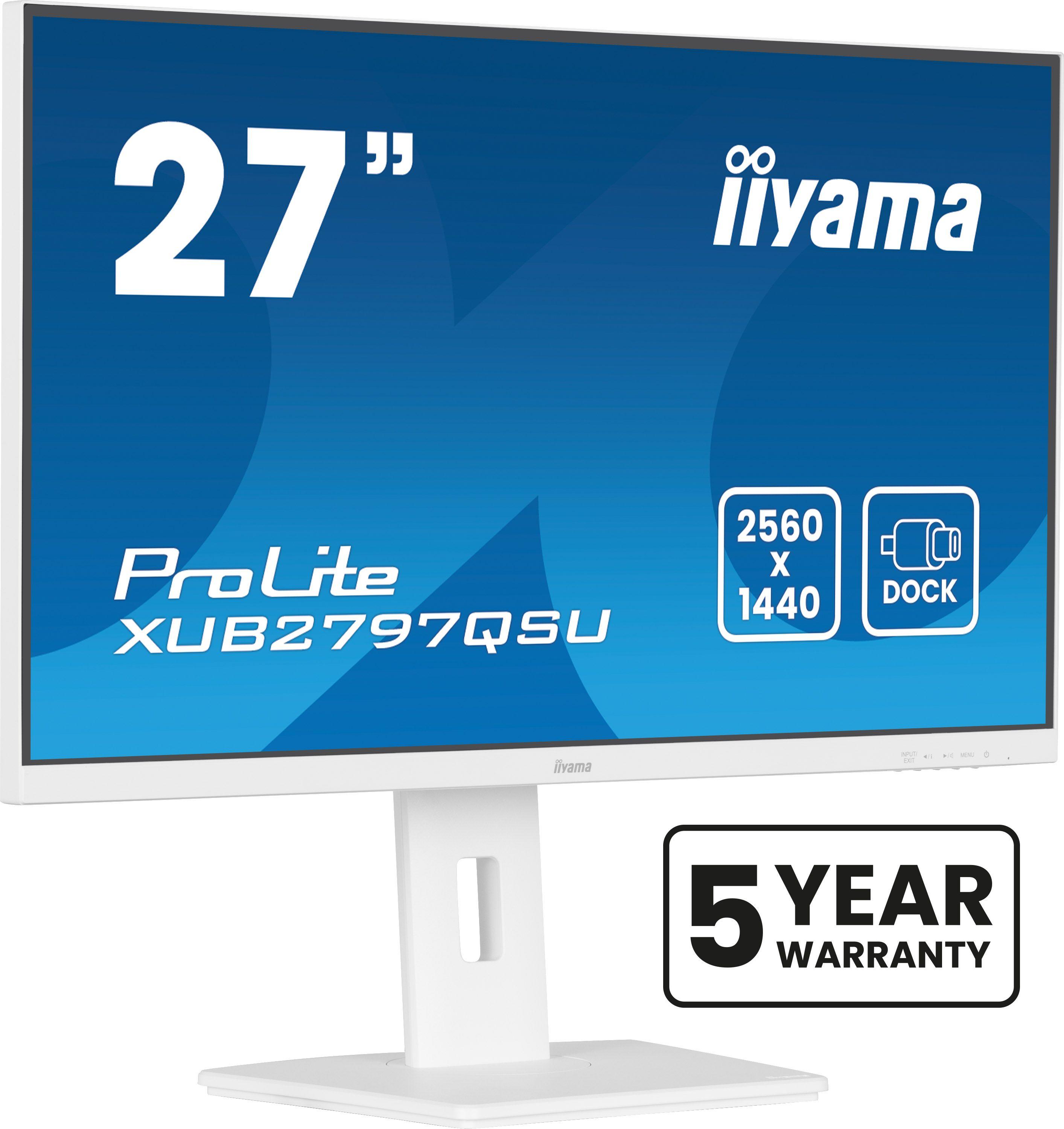 Monitor IIYAMA XUB2797QSU-W2 (27" - IPS - 100 Hz - Branco)