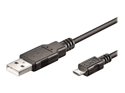 Cabo USB EWENT EC1019 (1 m - USB A - Micro-USB A - Preto)