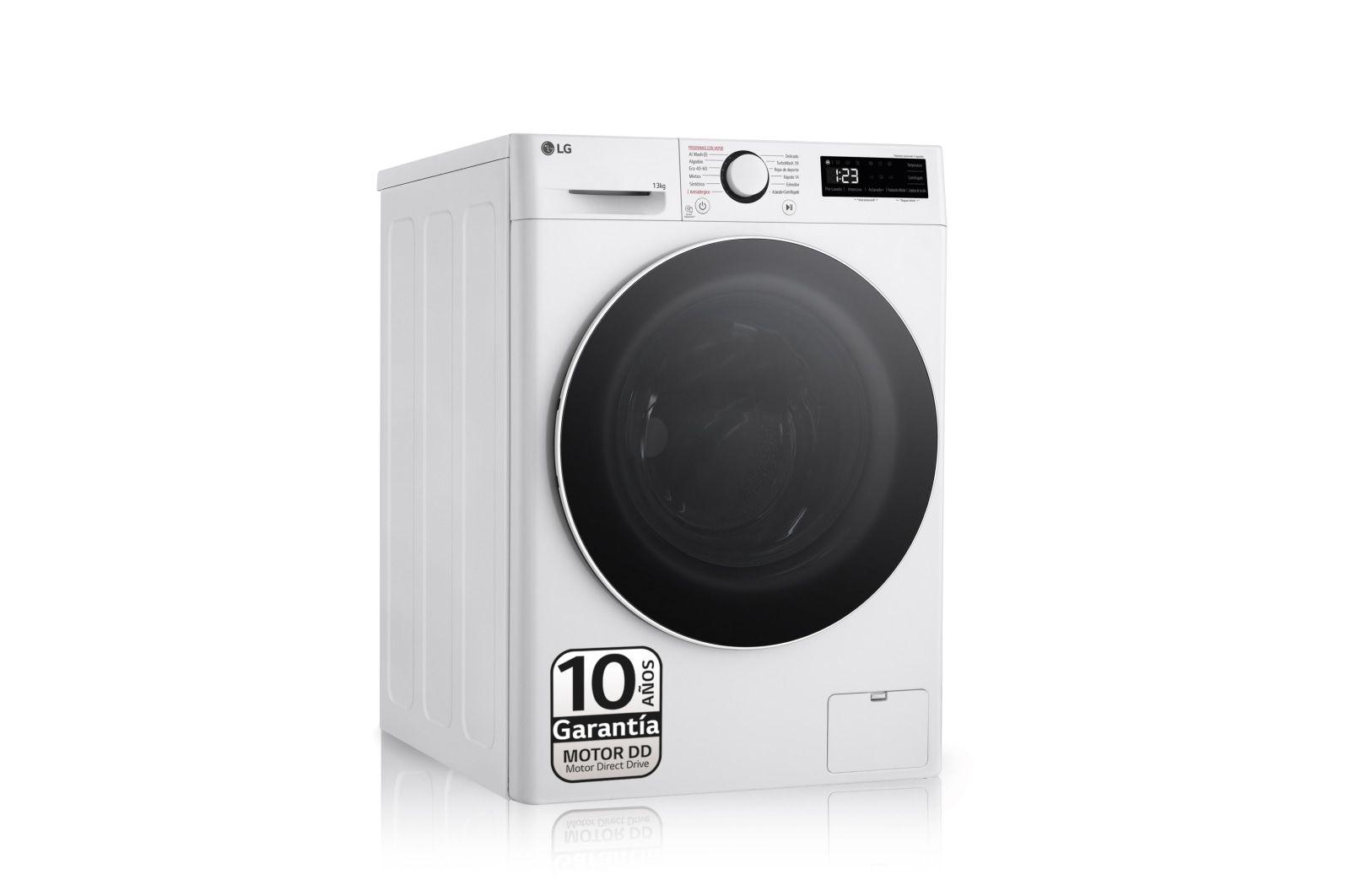 Máquina de Lavar Roupa Independente LG F4WR6013A0W (1360 RPM - A - 58 l - Branco)