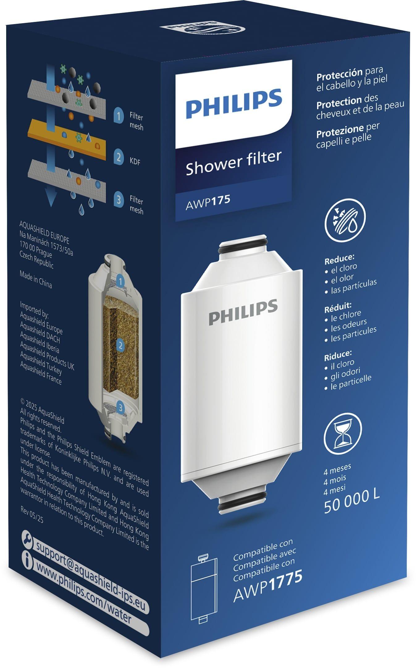 Cartucho de Filtro de Chuveiro PHILIPS AWP175/10 (Altura 6,8 cm)