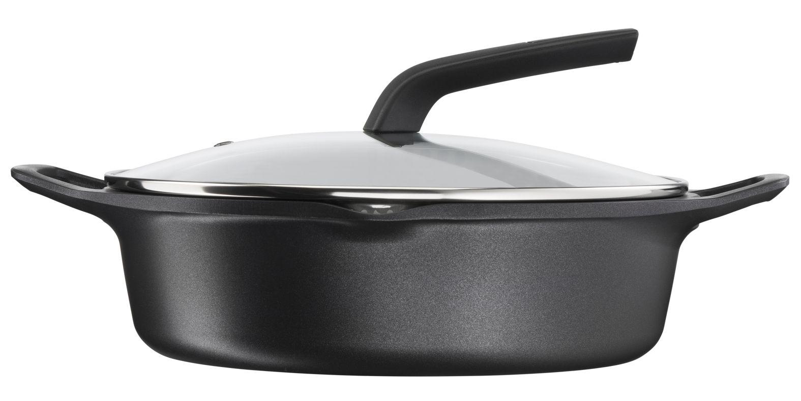 Caçarola com Tampa TEFAL Robust E2497244 (Alumínio fundido - Preto) — miniatura 3
