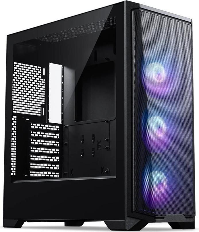 Caixa ATX PHANTEKS Eclipse G370A DRGB (2,5" - Aço, vidro temperado e ABS - Multicolorida - Preto)
