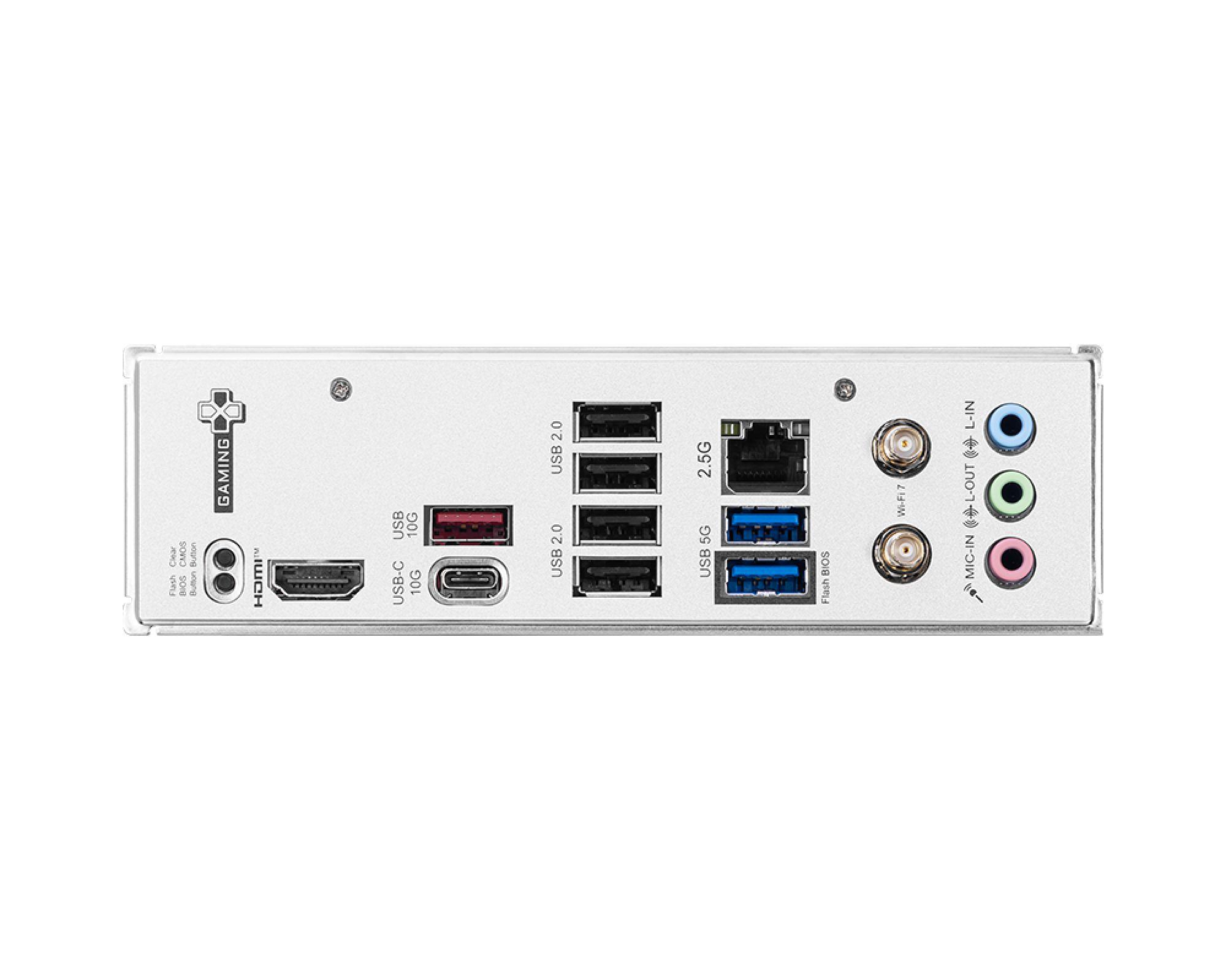 Motherboard MSI B840 GAMING PLUS WIFI (AM5 - ATX - Duplo canal - Preto) — miniatura 5
