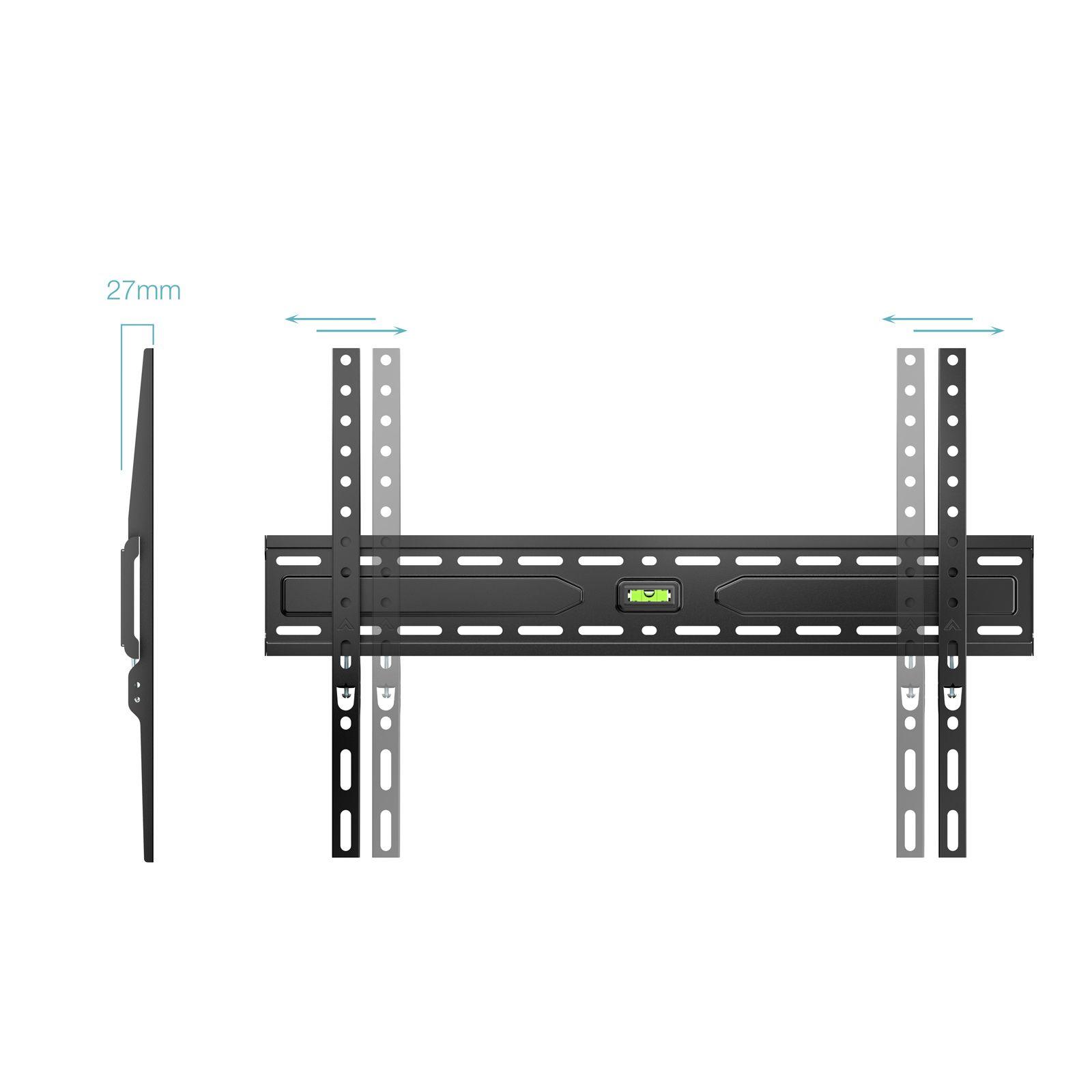 Suporte Fixo de Parede para TV TOOQ LP1050F-B (600 x 400 mm - 50 x 50 mm - 2,18 m - Preto), miniatura 2
