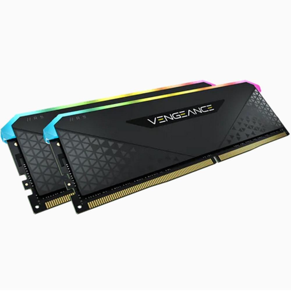 Memória RAM CORSAIR VENGEANCE RGB RS CMG16GX4M2E3200C16 (3200 MHz - 16 GB - DIMM)