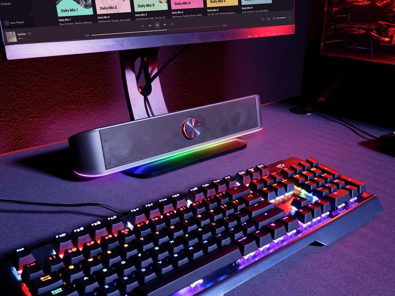 Barra de Som TRUST GAMING GXT 619 Thorne (Com fios - 6 W - 2.0 canais - Preto) — miniatura 9
