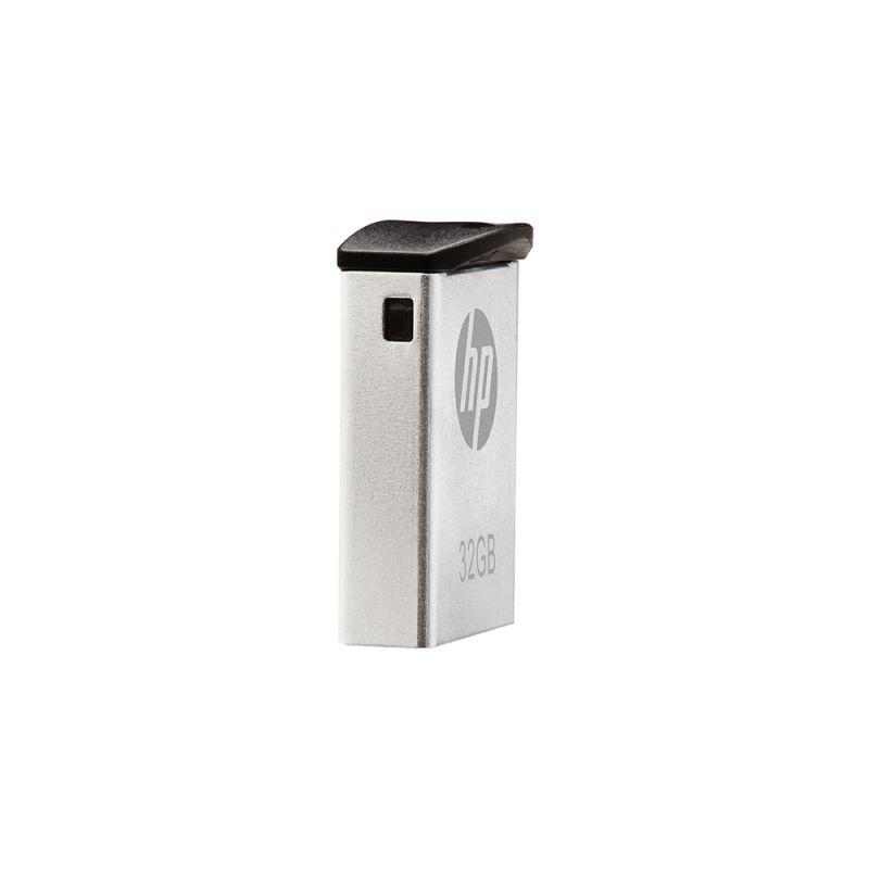 Pen Drive HP v222w (USB Type-A - Sem tampa - 14 MB/s - Prateado), miniatura 2