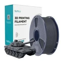 Filamento de Impressão 3D SUNLU PLA+ High-Speed (Cinzento)