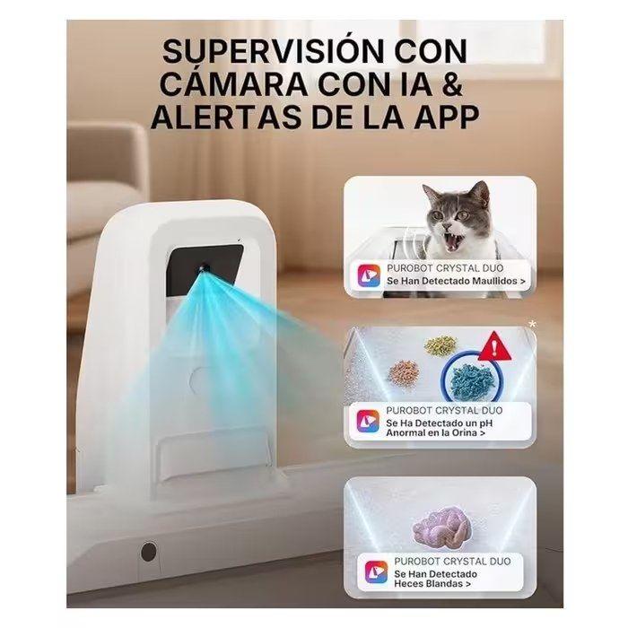 Caixa de Areia PETKIT Purobot Crystal Duo (Branco) — miniatura 4