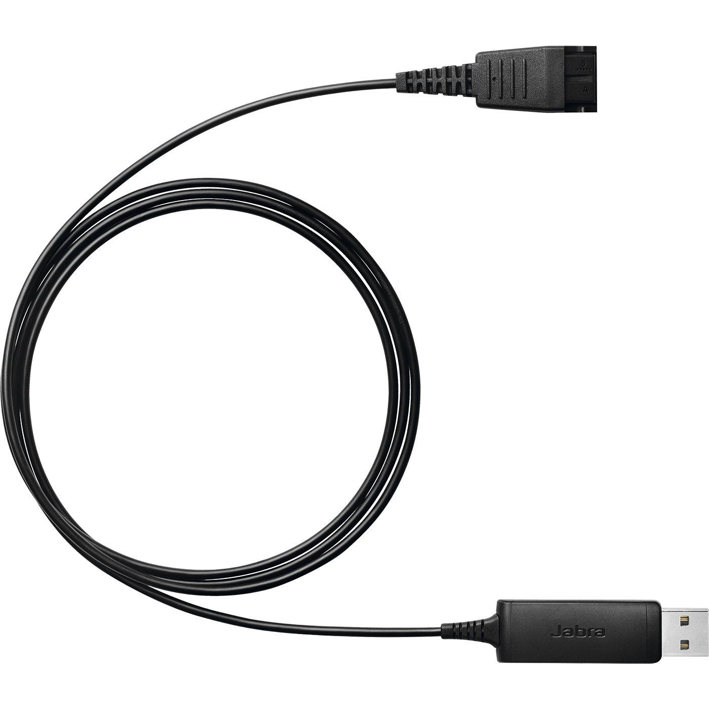 Cabo Adaptador JABRA Link 230 (USB-A macho para QD macho - Preto)