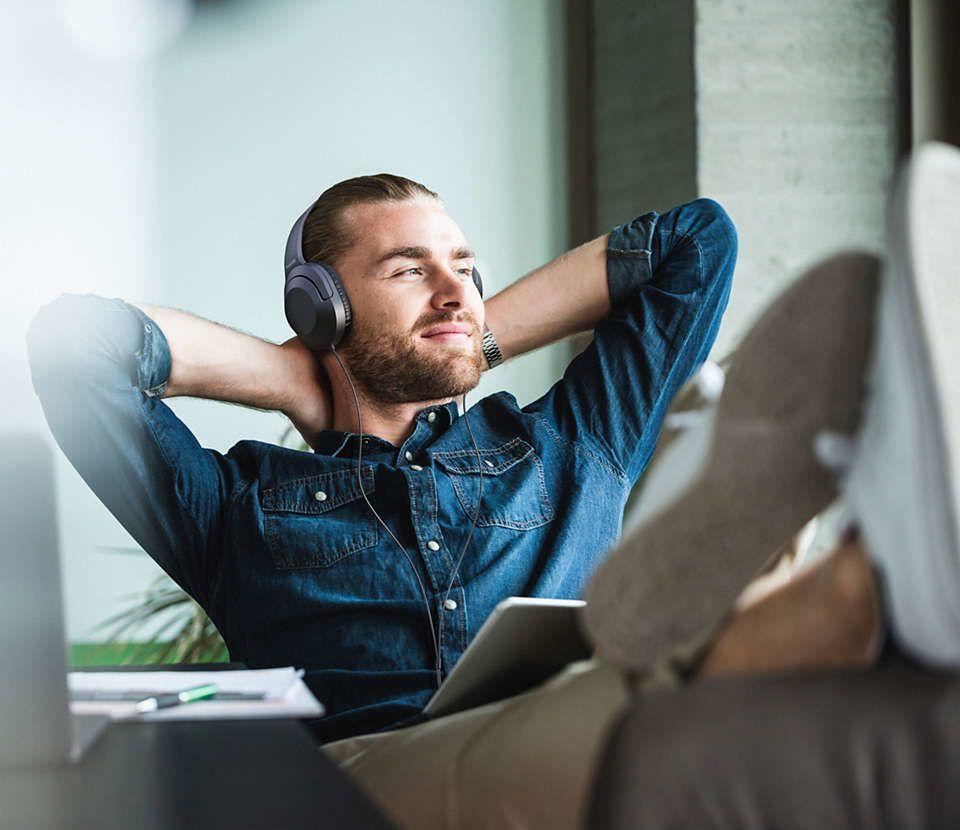 Auscultadores PHILIPS TAH2005BK/00 (Com fios - Over-ear - 4 cm - Preto), miniatura 2