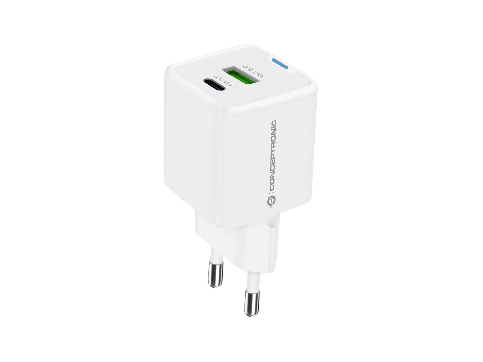 Carregador de Tomada CONCEPTRONIC ALTHEA15W (20 W - Branco), miniatura 2