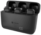 Microfone de Lapela NATEC Hopper (Microfone de lapela - Sem fios - USB-C - Preto)
