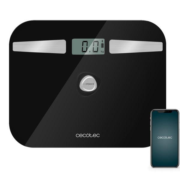 Balança Inteligente CECOTEC Surface Precision EcoPower 10200 Smart Healthy (Vidro temperado - Preto)