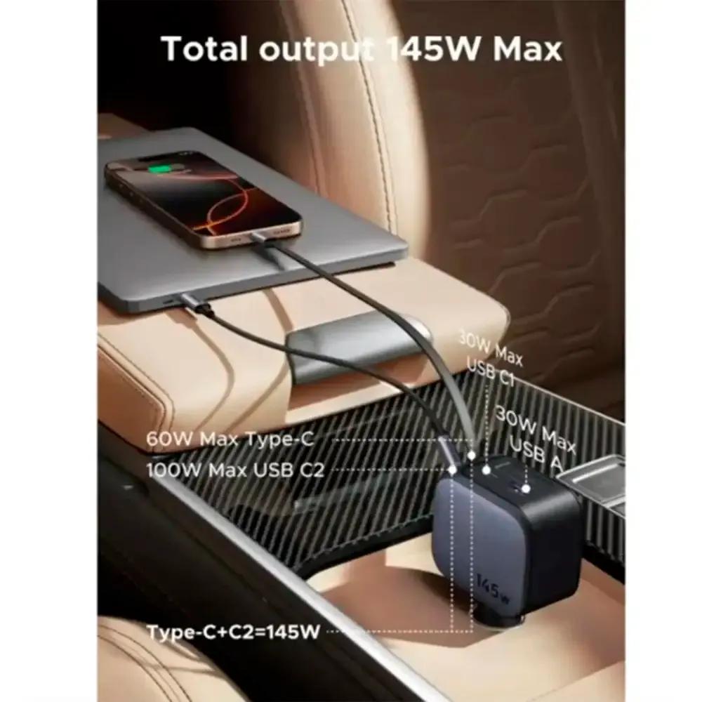 Carregador de Isqueiro UGREEN EC604 (145 W - Preto), miniatura 3
