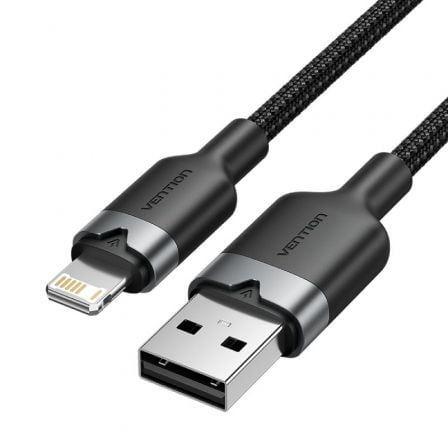 Cabo USB-A para Lightning VENTION LANBH (2 m - Preto)