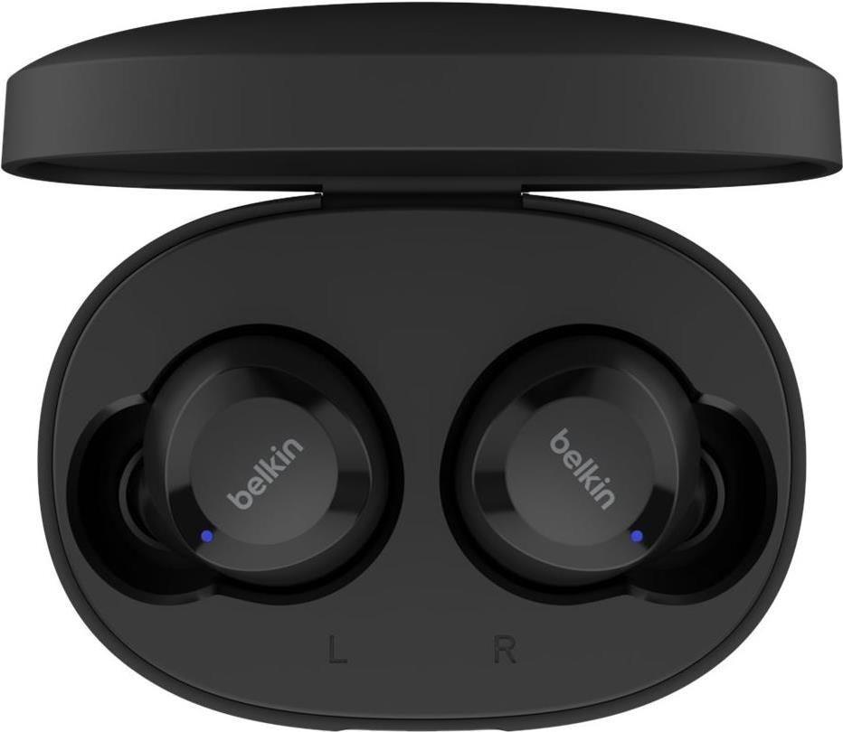 Auscultadores BELKIN SoundForm Bolt (Binaural - True Wireless Stereo - Intra-aural - Preto)