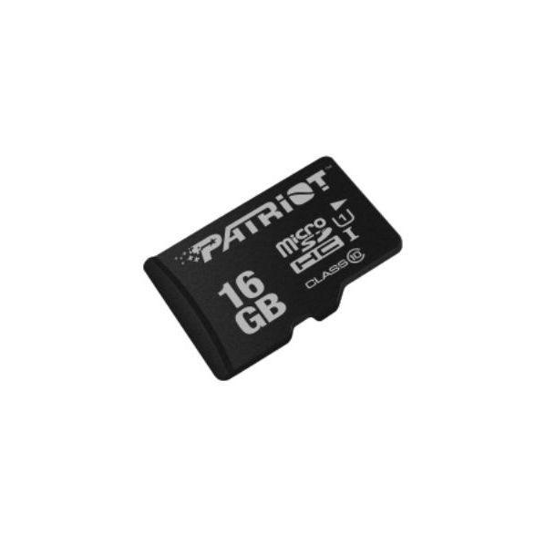 Cartão de Memória PATRIOT LX Series PSF16GMDC10 (16GB - Classe 10 - 80 MB/s - Preto)