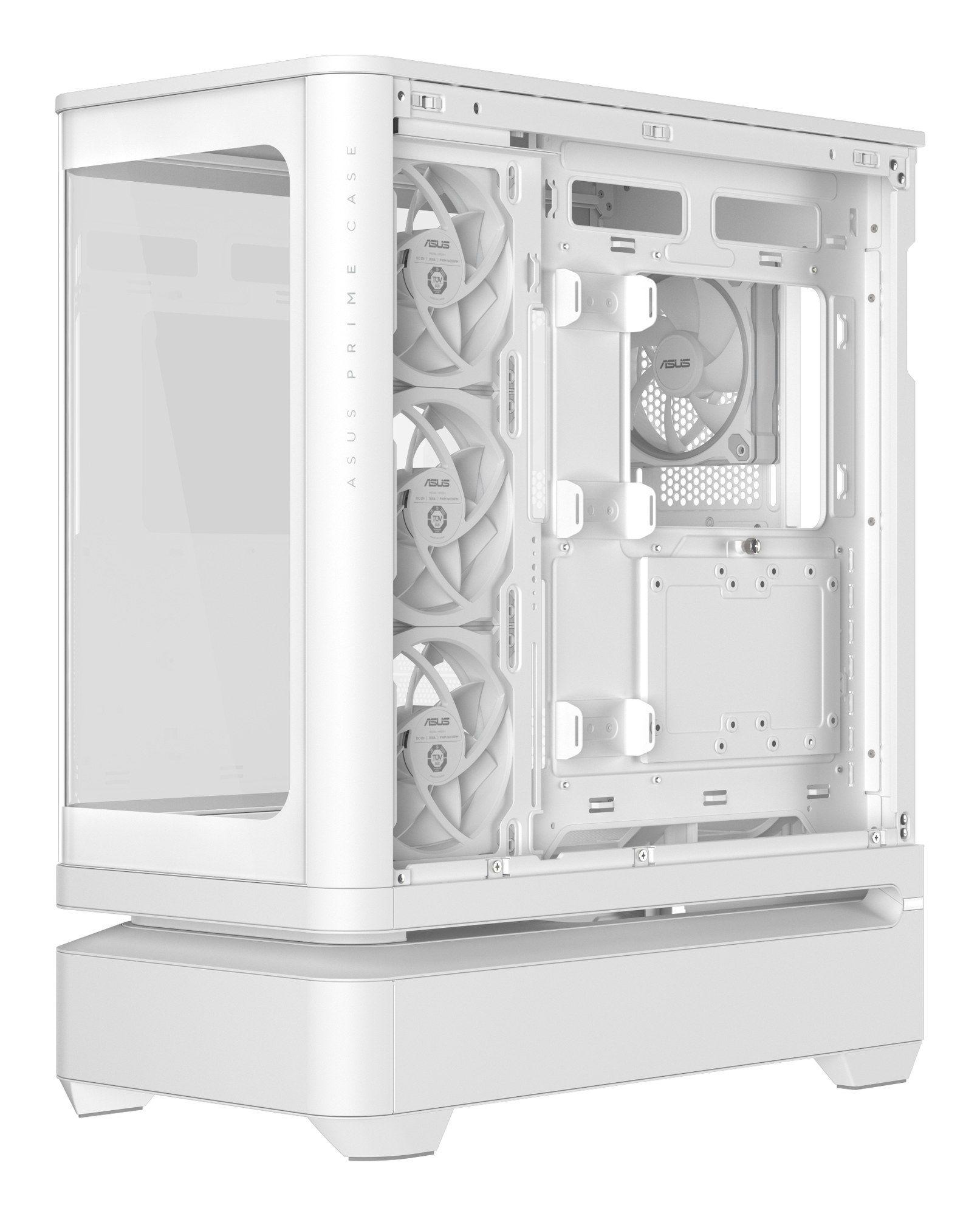 Caixa ATX ASUS PRIME AP304 TG ARGB (ATX, Micro ATX, Mini-ITX - Midi Tower - 175 mm - Branco) — miniatura 12