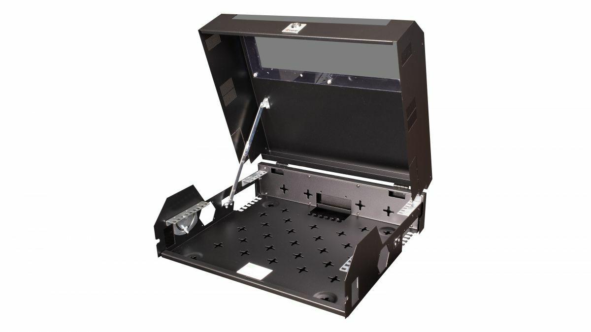 Armário Bastidor de Rede EQUIP ESF-05-B (19" - 5U - 500 x 475 x 475 mm - Preto) — miniatura 4