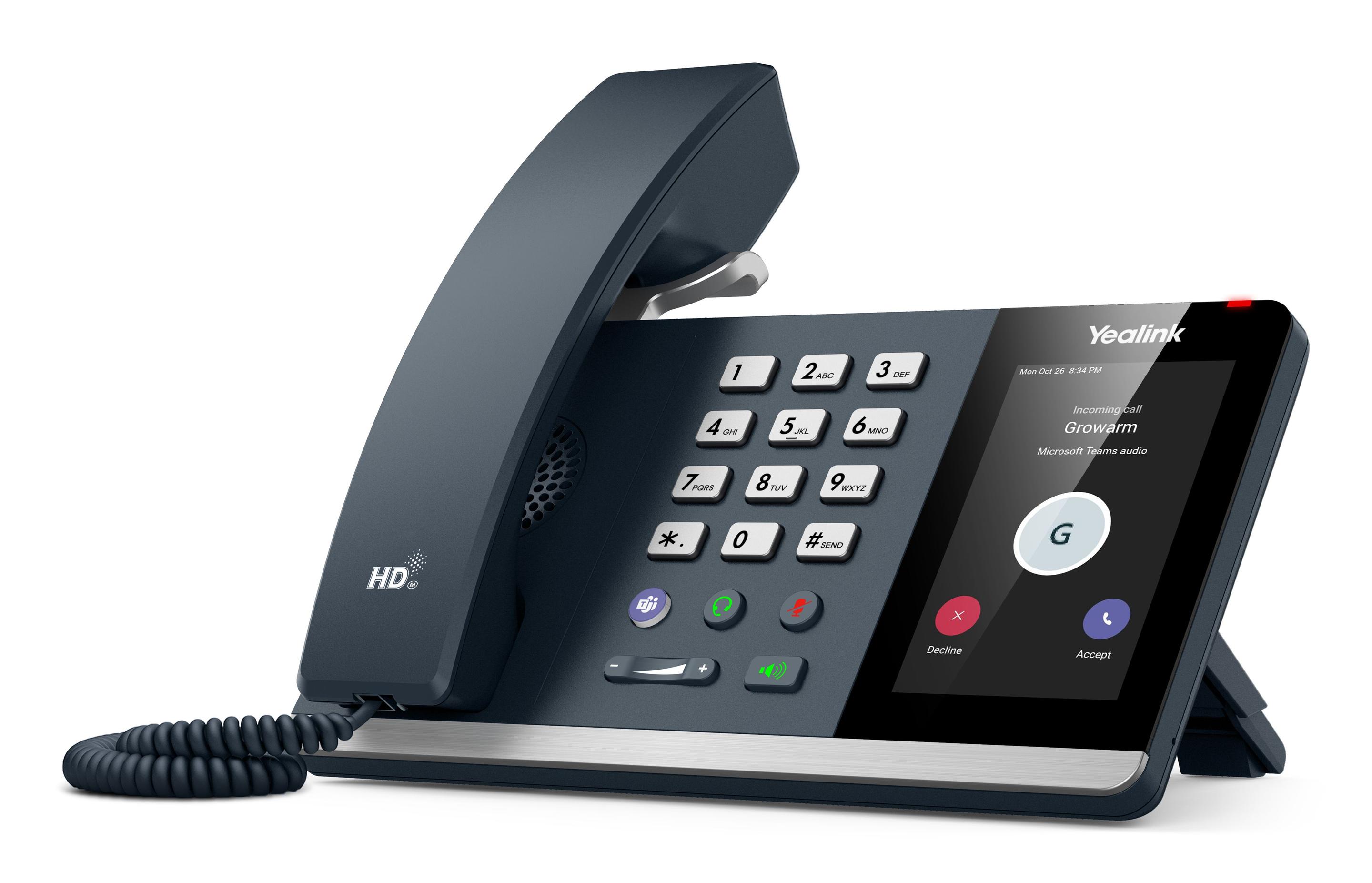 Telefone IP YEALINK MP54 E2 Teams (4" - Cinzento), miniatura 3