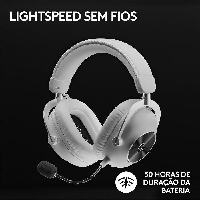 Headset Gaming LOGITECH G PRO X 2 LIGHTSPEED (Binaural - Com fios e sem fios - Circum-aural - Branco), miniatura 4
