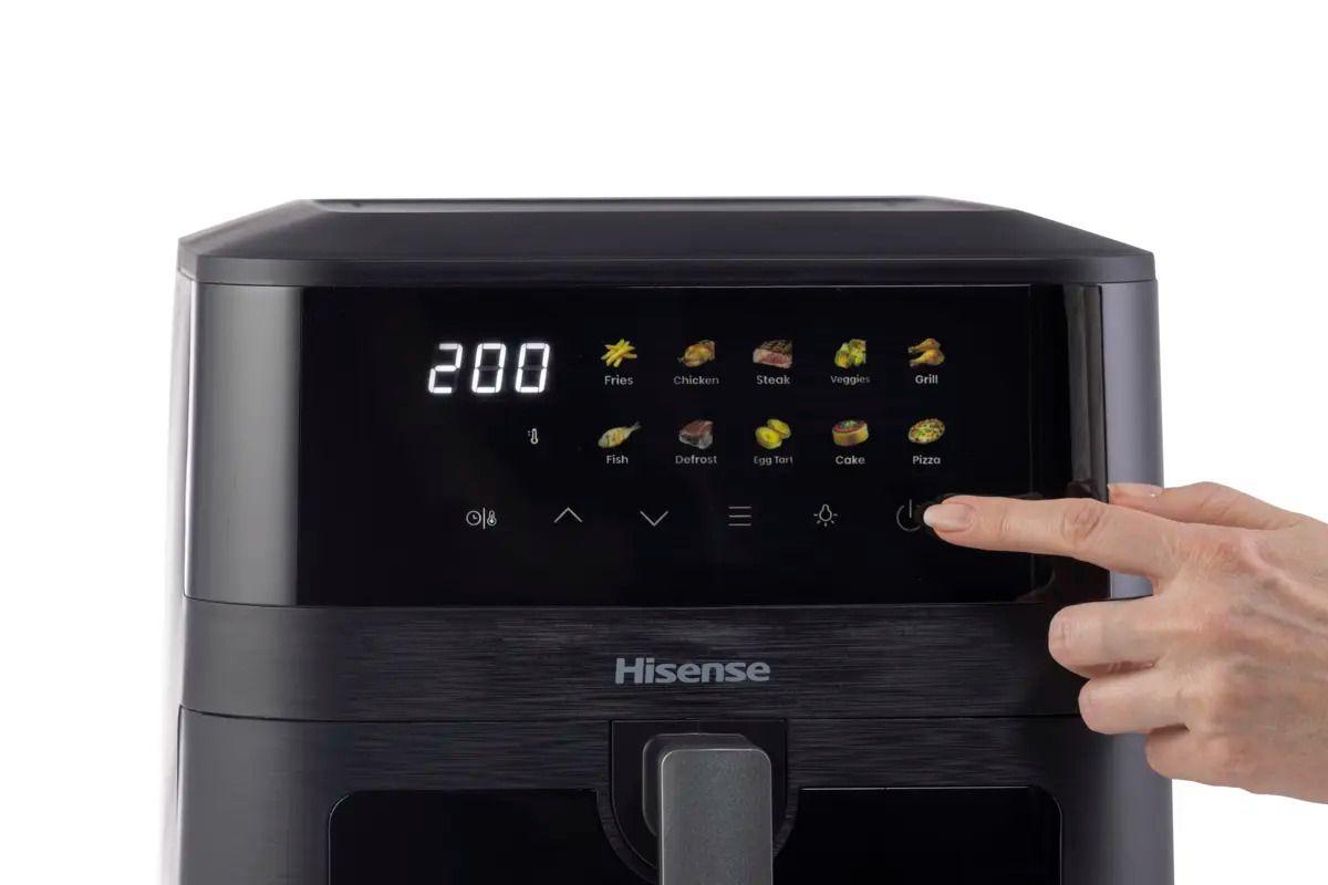 Fritadeira a Ar HISENSE HAF2100DCD (2100 W - 200 °C - 80 °C - Preto), miniatura 4