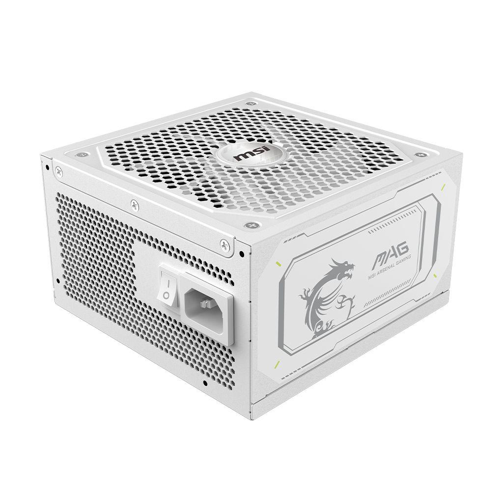 Fonte de Alimentação MSI MAG A1000GL PCIE5 WHITE (ATX - 1000 W - 80 PLUS Gold - Branco), miniatura 5