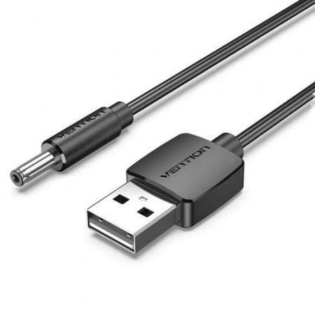 Cabo de Alimentação VENTION CEXBF (1 m - USB-A macho - DC fêmea 3,5 x 1,35 mm - Preto)